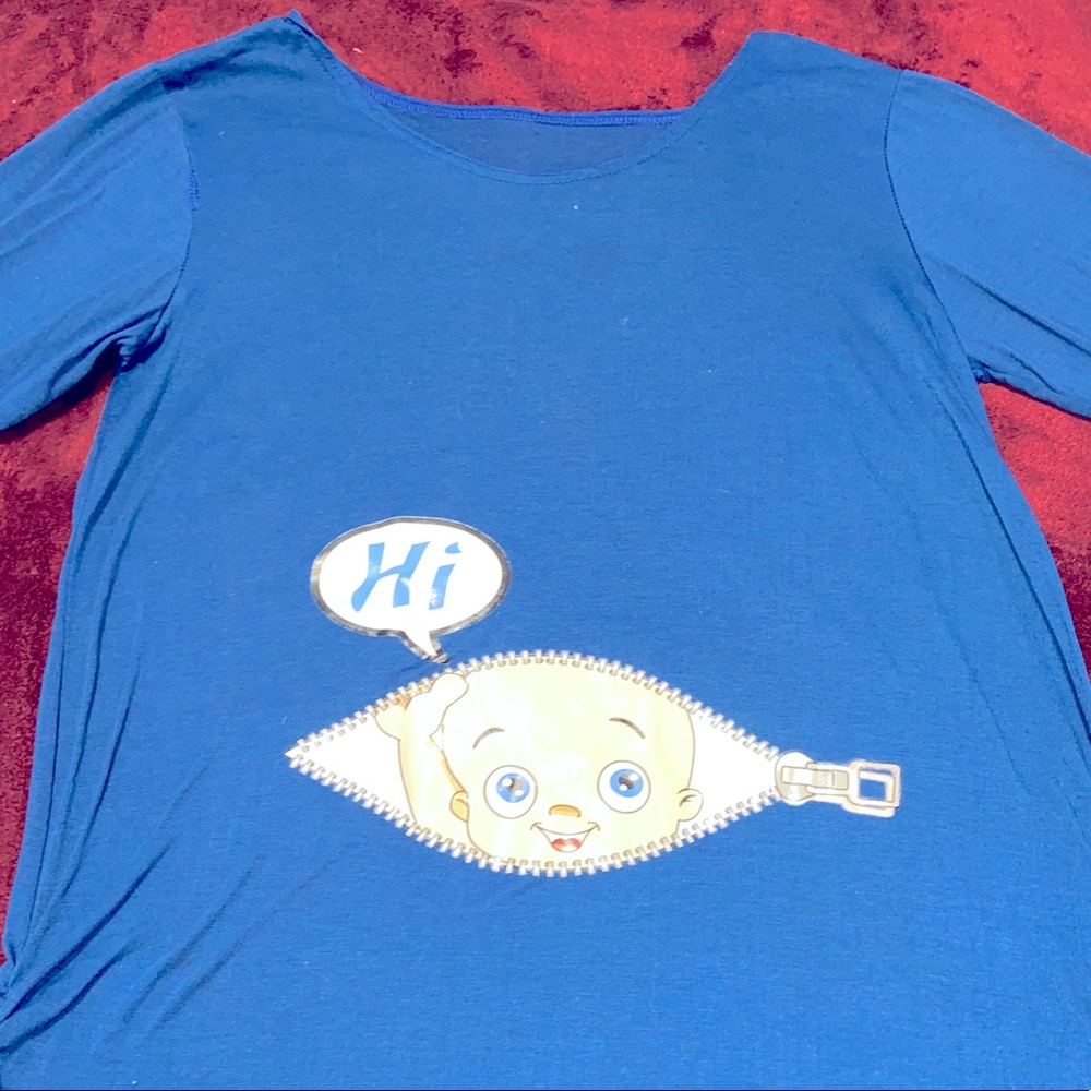 Maternity long sleeve shirt